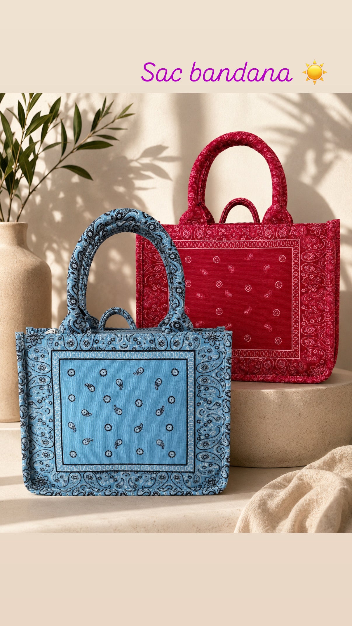 Mini bag bandana